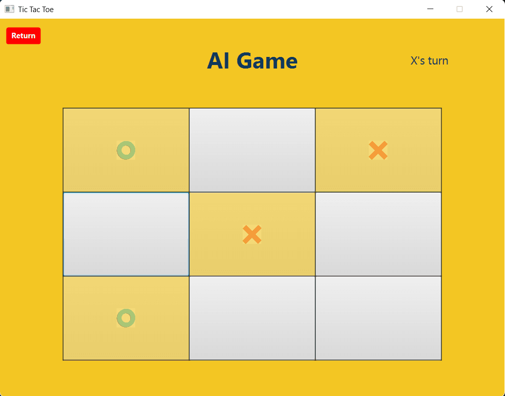 Tic Tac Toe AI